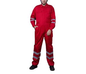 Hi Vis Construcción Ropa DE TRABAJO Uniformes Profesional Algodón Poliéster Industrial Overol Ignífugo Seguridad Ropa DE TRABAJO Fábrica - Product Image 1