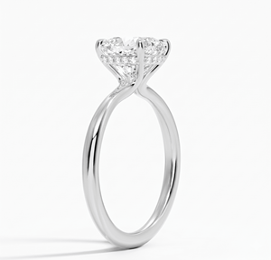 Anillo de Compromiso con Diamante Corte Cojín para Mujer, Clásico, Diamantes Cultivados en Laboratorio - Product Image 4