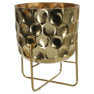 Jardinière Moderne Classique de Luxe en Fer Thermolaqué, Durable et Polyvalente, pour Extérieur et Intérieur, avec Drainage - Product Image 1
