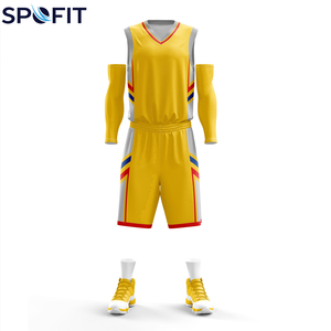 Uniforme de basket-ball personnalisé pour hommes, logo personnalisé, sublimation, vêtements de sport à séchage rapide, haute performance, uniforme de basket-ball 100% polyester - Product Image 1