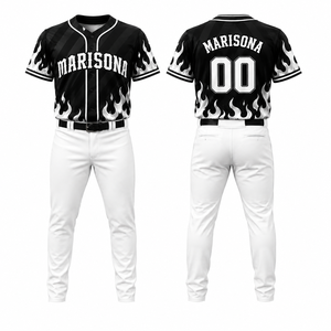 Uniforme de Béisbol Juvenil Personalizado, Conjunto de Camiseta de Equipo Infantil Sublimada, Fabricante de Marca Privada OEM ODM - Product Image 1