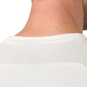 Mens White Sleeveless <b>Mesh</b> Gym Tank <b>Top</b> Athletic Workout Shirt Breathable Fitness Training Sportswear Apparel - Product Image 4