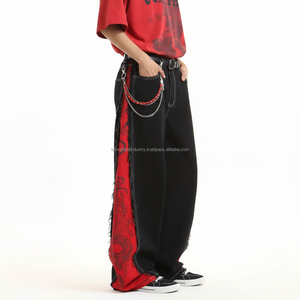 Pantalones de Pierna Ancha para Hombre, Corte Curvo, Personalizados, OEM, Venta al Por Mayor - Product Image 4