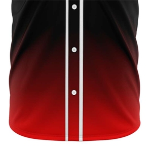 Camiseta de Béisbol Sublimada de Malla Transpirable, Uniforme de Equipo Personalizado, Cierre Completo con Botones, Ropa Deportiva Ligera para Entrenamiento - Product Image 6