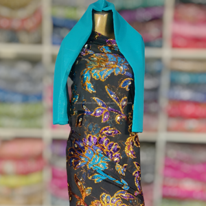 Dernier modèle de Maqbal Dirac traditionnel somalien, brodé à la main, avec un nouveau motif floral et de belles couleurs pour les mariages et les événements spéciaux - Product Image 3