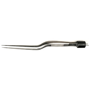 Pince bipolaire non isolée à baïonnette 16,5 cm avec pointes de 0,5 mm, 1,0 mm et 2,0 mm, instrument chirurgical électrique en acier inoxydable - Product Image 2