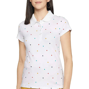 เสื้อโปโลกอล์ฟผู้หญิงแบบแห้งเร็ว คอวี แขนสั้น ระบายเหงื่อได้ดี สำหรับผู้ชายและผู้หญิง ขายส่ง - Product Image 1