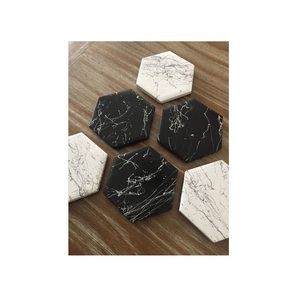 Juego de posavasos de mármol al por mayor para restaurantes, hoteles y la industria de catering, accesorios para mesas de servicio de bebidas - Product Image 5