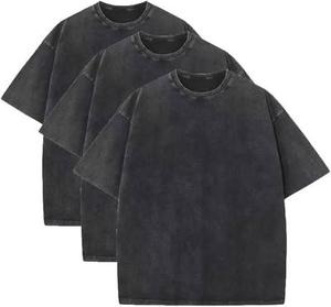 A3093 T-shirt Homme Écologique en Molleton Polyester/Coton 240 Grammes, Brodé et Imprimé, Respirant, Col Rond, Manches Courtes, Style Urbain - Product Image 5