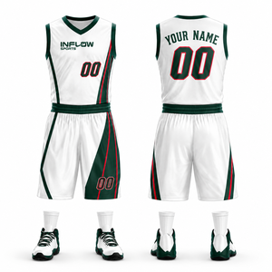 Conjunto de Uniforme de Baloncesto Lightning Bolt para Hombre, Jersey de Malla Sublimada, Pantalones Cortos, Ropa Deportiva de Equipo, Kit de Equipamiento para Juego, Venta OEM Profesional - Product Image 3