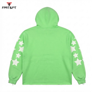 เสื้อฮู้ดดี้ผู้ชายทรงโอเวอร์ไซส์ น้ำหนักเบา แขนยาว สีสันหลากหลาย ผลิตอย่างมืออาชีพ ดีไซน์ตามสั่ง ขายดีสำหรับฤดูหนาว สไตล์ลำลอง ลุคดิสเทรส - Product Image 2