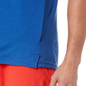 DAIZEN STAR INTERNATIONAL Men Solid Color Knitted Tank Top O-Neck Casual Style Royal Blue Athletic Fit Workout Vest Stretchable - Product Image 4