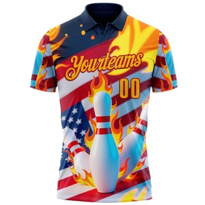 Camiseta Polo Deportiva Escolar Personalizada con Logotipo, Nombre y Número del Jugador, Cuello de Punto Acanalado, Poliéster, Proveedor de Fábrica - Product Image 2