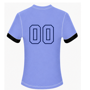 Maillot de football violet à manches courtes, léger, uniforme sportif, vêtements d'entraînement, tenue d'équipe - Product Image 2