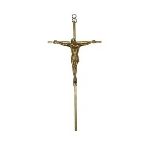 Crucifijo Tradicional de Latón para Decoración del Hogar, Sala de Estar, Mesa, Diseño Duradero para Uso en Iglesias - Product Image 5
