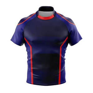 Uniformes de Rugby Deportivos Personalizados de Alta Calidad, Conjuntos de Rugby Transpirables OEM con Camisetas y Jerseys Totalmente Sublimados - Product Image 1
