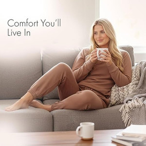Ensemble de survêtement pour femme de qualité supérieure, doux, deux pièces, pour un usage quotidien décontracté, les voyages et les week-ends relaxants. - Product Image 6