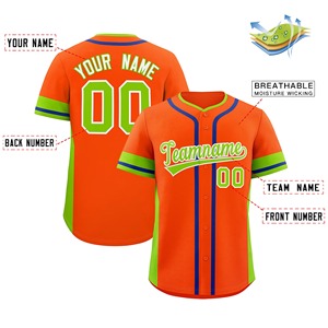 เสื้อเบสบอลดีไซน์สีสันสดใสสไตล์เมือง คุณภาพสูง แบบสั่งทำพิเศษ ระบายอากาศได้ดี มีตัวเลือกไซส์พลัสสำหรับผู้ใหญ่และเยาวชน - Product Image 4