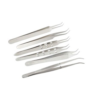 Juego de micropinzas ergonómicas premium para trasplante capilar FUE, instrumentos quirúrgicos manuales de acero inoxidable con certificación CE - Product Image 5