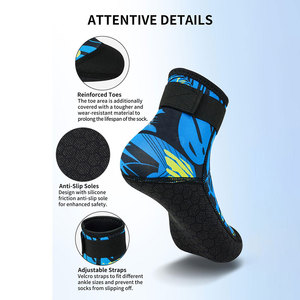 Calcetines de Neopreno Unisex para Playa, Ligeros, Antideslizantes, Resistentes al Agua, para Natación y Deportes Acuáticos, Servicio OEM - Product Image 4