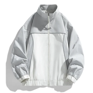 Veste coupe-vent imperméable pour homme, veste personnalisée de style Letterman - Product Image 5