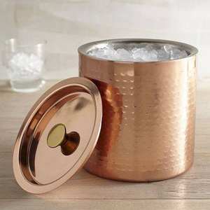 Seau à glace rond en aluminium de 5 L, style américain, pour fêtes, bars, restaurants, refroidisseur de vin – Vente en gros - Product Image 3