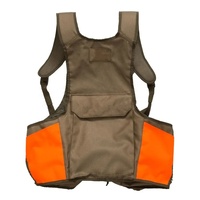 Personnalisé Nouveau Design Upland Oiseau Chasse Gilet Upland orange chasse Sangle Gilet Épaule Rembourré Upland Gilet pour la chasse aux oiseaux