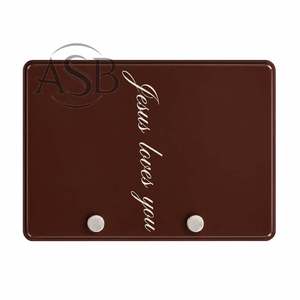 Organizador de Pestañas Acrílico Sostenible con Imanes y Logotipo Personalizado, con la Frase 'Jesus Loves You' - Product Image 3