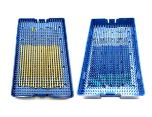ชุดเครื่องมือผ่าตัดขนาดเล็กแบบตรงชนิด Bayonet สำหรับการปลูกถ่ายฟันเทียม DENTRIC IMPLANTS |   ด้ามจับลายกันลื่นสีเงิน เหล็ก/โลหะ สำหรับเครื่องมือทางประสาทวิทยา - Product Image 2