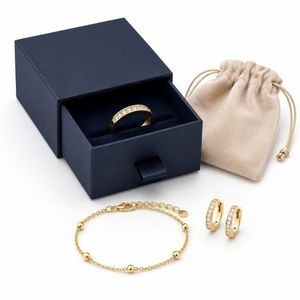 Custom Jewelry Packaging Wholesale Luxury Rigid Paper <b>Gift</b> <b>Box</b> with Custom Logo - Product Image 2