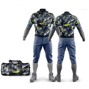 Compre al por Mayor Uniformes de Béisbol Personalizados, Transpirables y Cómodos, Conjunto de Diseño Nuevo para Equipos - Product Image 5