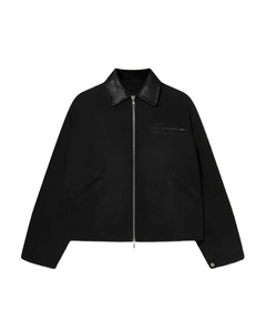 Men Working Jacket Custom <b>Heavy</b> <b>Duty</b> Cotton Lined Jacket Utility Canvas <b>Zipper</b> Working Jacket For Men - Product Image 2