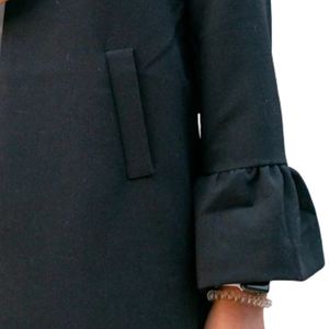 Chaqueta Negra con Mangas de Campana Zeta Phi Beta para Mujer, Bordada con Letras Griegas, Elegante, Informal, de Moda, Ajuste Premium - Product Image 4