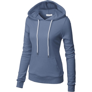 Sweat-shirt léger pour femme 240 g/m² en coton fin, idéal pour la gym en automne, avec logo personnalisé, respirant - Product Image 6
