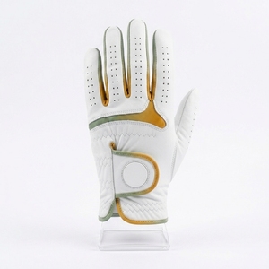 Gant de golf en cuir Cabretta personnalisé de qualité supérieure, main gauche, respirant, avec fentes pour les doigts, fabricant OEM ODM, marque privée - Product Image 1