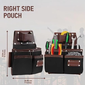 Meilleure vente : Sacs à outils en cuir personnalisés avec votre propre logo, meilleur matériau, prix raisonnable, sacs à outils en cuir à étiquette privée - Product Image 3