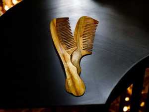 Natural Wooden <b>Hair</b> Comb Handmade Detangling <b>Hair</b> <b>Brush</b> Smooth Finish Wide Tooth Wooden Grooming Comb <b>for</b> <b>Men</b> Natural craft - Product Image 3