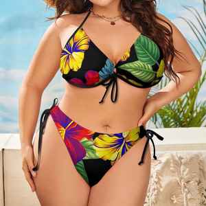 Maillot de bain tendance, design unique et innovant, collection resort, résistant à la décoloration, ensemble de bikini de plage pour femmes - Product Image 5