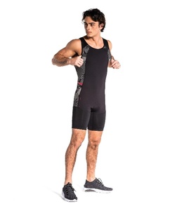 Vêtements de compétition et d'entraînement sportif pour hommes, combinaisons de lutte personnalisées en gros - Product Image 1