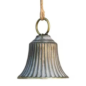 Campana Colgante Navideña de Metal Elegante, Adorno Navideño Premium para Árbol, Puerta, Pared, Ventana, Decoración Festiva para el Hogar - Product Image 2