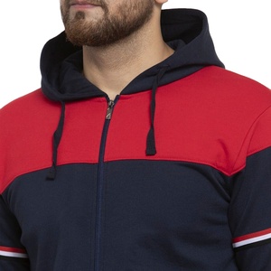 Nouveauté 2025 Ensemble de survêtement unisexe écologique imprimé à capuche avec fermeture éclair en molleton de coton coupe classique pour homme - Product Image 5