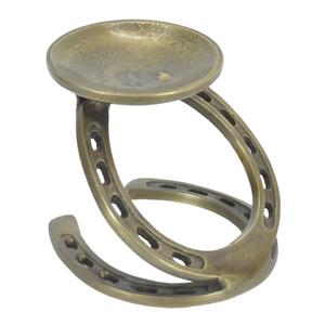 Heat Resistance Candle Jar Stand Brass Antique Finish Horse <b>Shoe</b> Style Latest Arrival Candle <b>Holder</b> Factory Wholesale Price - Product Image 6