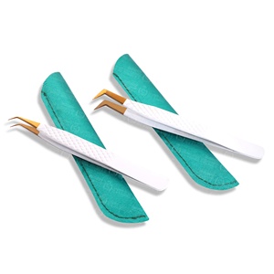 Estuche de Piel Sintética para Pinzas de Pestañas, Bolsa de Almacenamiento para Pinzas de Pestañas, Logotipo Personalizado al por Mayor, Marca Privada para Uso en Salón - Product Image 3