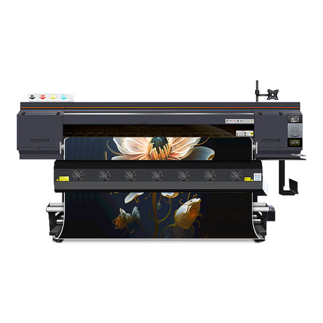Textile Dye Sublimation Printer Printer Digital Fabric Printing Machine Price with 3 I3200 Print Heads