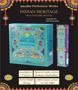 Nuevas varillas de incienso de hierbas Sreevani para Masala, enrolladas a mano, de 8 pulgadas, aromáticas para todas las estaciones, paquete de 15 g, venta al por mayor, herencia india - Product Image 3