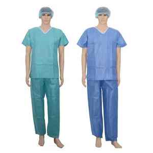 Uniforme Médico Elegante de Alta Calidad para Hombre, Estilo Minimalista con Botones Ocultos Tipo Mandarín - Product Image 6