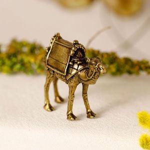 Stylish Brass Camel <b>Table</b> Centerpiece Ornament For Coffee <b>Table</b> Decor And Artistic Interior Arrangement - Product Image 6