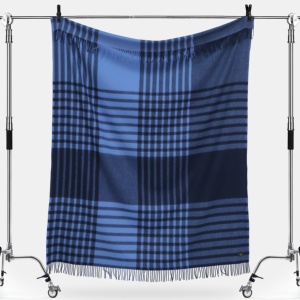 Manta de cachemira 100% mongola a cuadros 130*170cm - Product Image 2