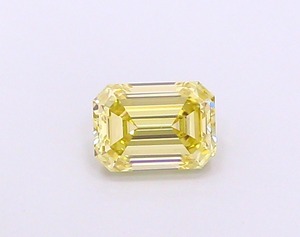 Diamant de laboratoire fantaisie jaune clair 1,08 carat taille émeraude VS1 EX Poli CVD, diamant créé en laboratoire, prix de gros pour fournisseur B2B - Product Image 5