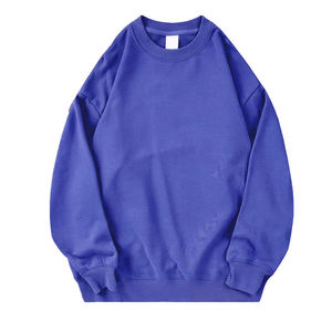 Sweat-shirt à col rond en molleton avec imprimé graphique et épaules tombantes pour les marques de streetwear américaines (vente en gros) - Product Image 6